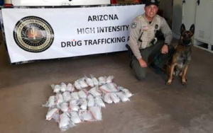In 2017, NCSO K-9 Zolton and handler Randall Keith sniff out 31 pounds of meth.