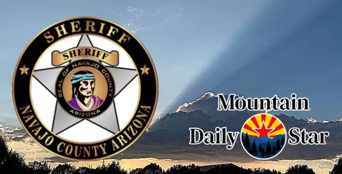 Navajo County Sheriffs Office Seal and Mountain Daily Star.