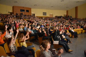 Students at the March 7, WMSO Music Is Storytelling Concert. 