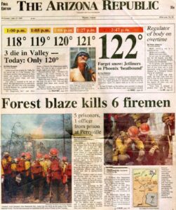 DudeFireNewpaper MOUNTAIN DAILY STAR