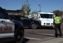 Collision with a U.S. Postal Truck on the Deuce