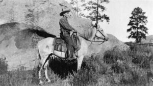 The Last Grizzly of Escudilla Mountain | The Case for Return APACHE COUNTY — In the summer of 1936, high on the shoulder of Escudilla Mountain near Alpine and Nutrioso, a government trapper killed the last grizzly bear in Arizona, 'Old Bigfoot.' Nearly ninety years later, new voices are calling to bring the grizzly back to Arizona. Leopold Horse MOUNTAIN DAILY STAR