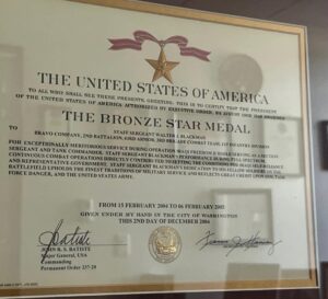 Lawmaker files defamation suit after posts question Bronze Star NAVAJO COUNTY, Ariz. — LD7 State Rep. Walt Blackman has filed a defamation lawsuit in Navajo County Superior Court after a series of social media posts accused him of falsely claiming receipt of an individual Bronze Star Medal with a "V" Device. Records indicate the defendants were served with the lawsuit on Jan.2. 61305f60 7fb0 49ef a3a9 5bd30f5cebbb MOUNTAIN DAILY STAR