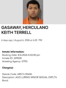 Five Arrested in Multi-Agency Operation Targeting Child Predators in Show Low SHOW LOW, Ariz. — Five men were arrested during a two-day undercover operation targeting individuals allegedly seeking to exploit children, according to the Show Low Police Department. 1 Gasaway MOUNTAIN DAILY STAR
